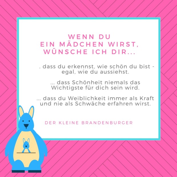 wenn du ein mädchen wirst